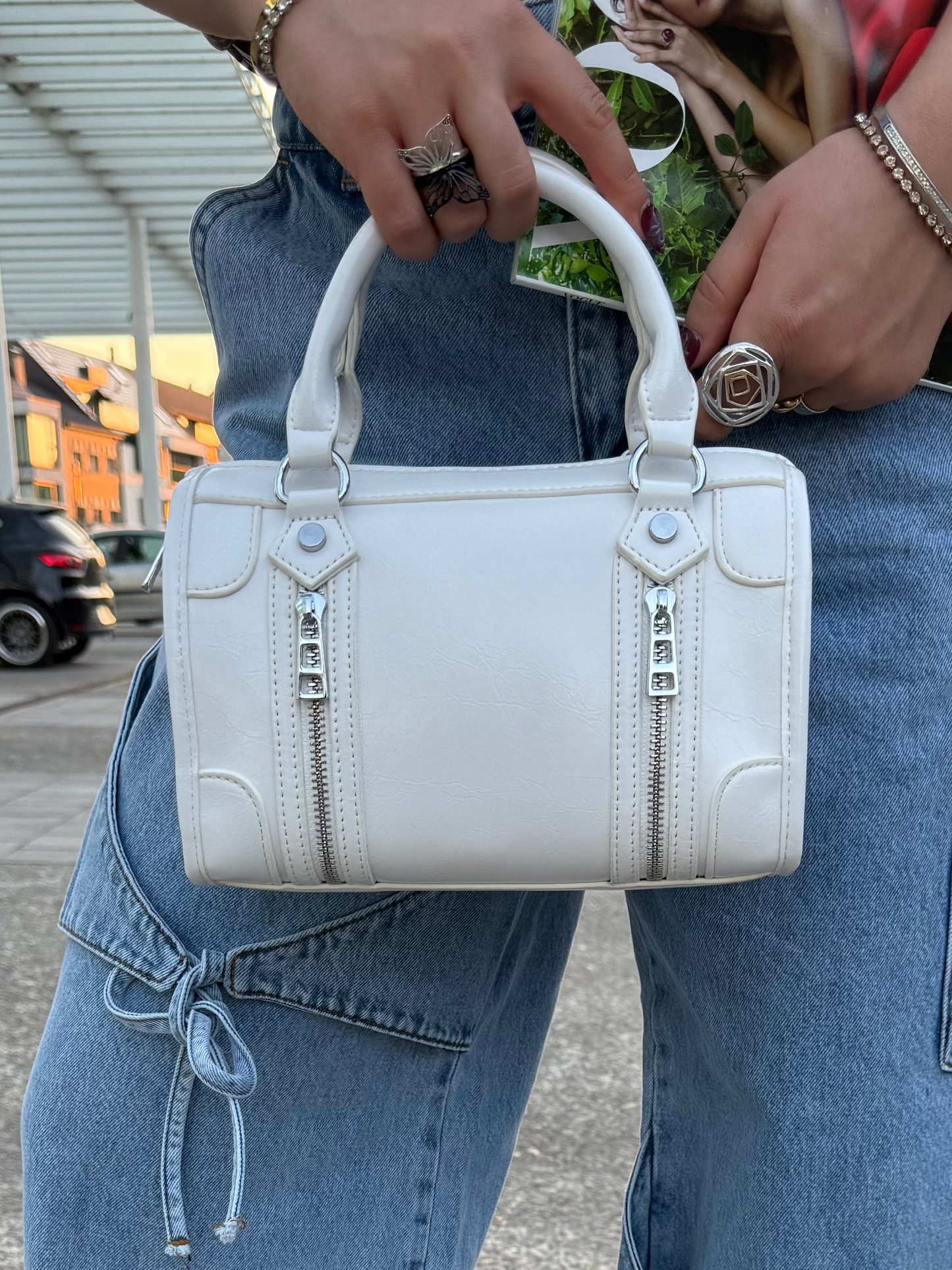 PURSIA - Bowling Zipper Bag