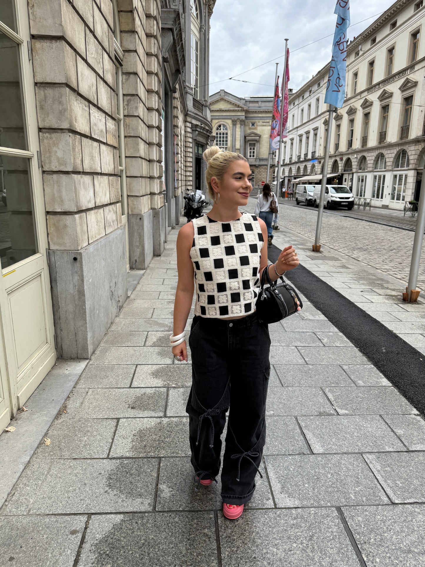 RIBBON - Cargo Bow Tie Jeans