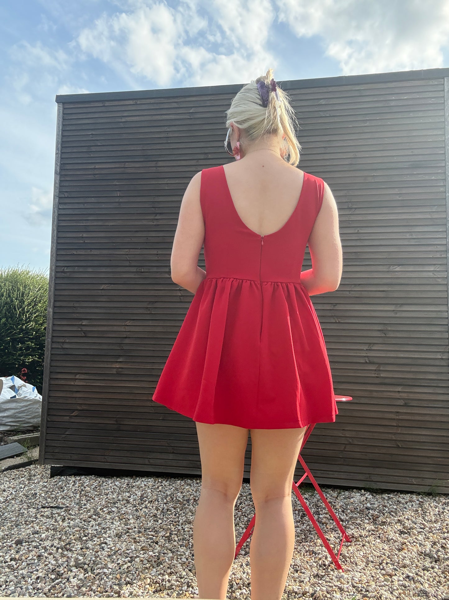 PINWHEEL - Flared Skater Mini Dress
