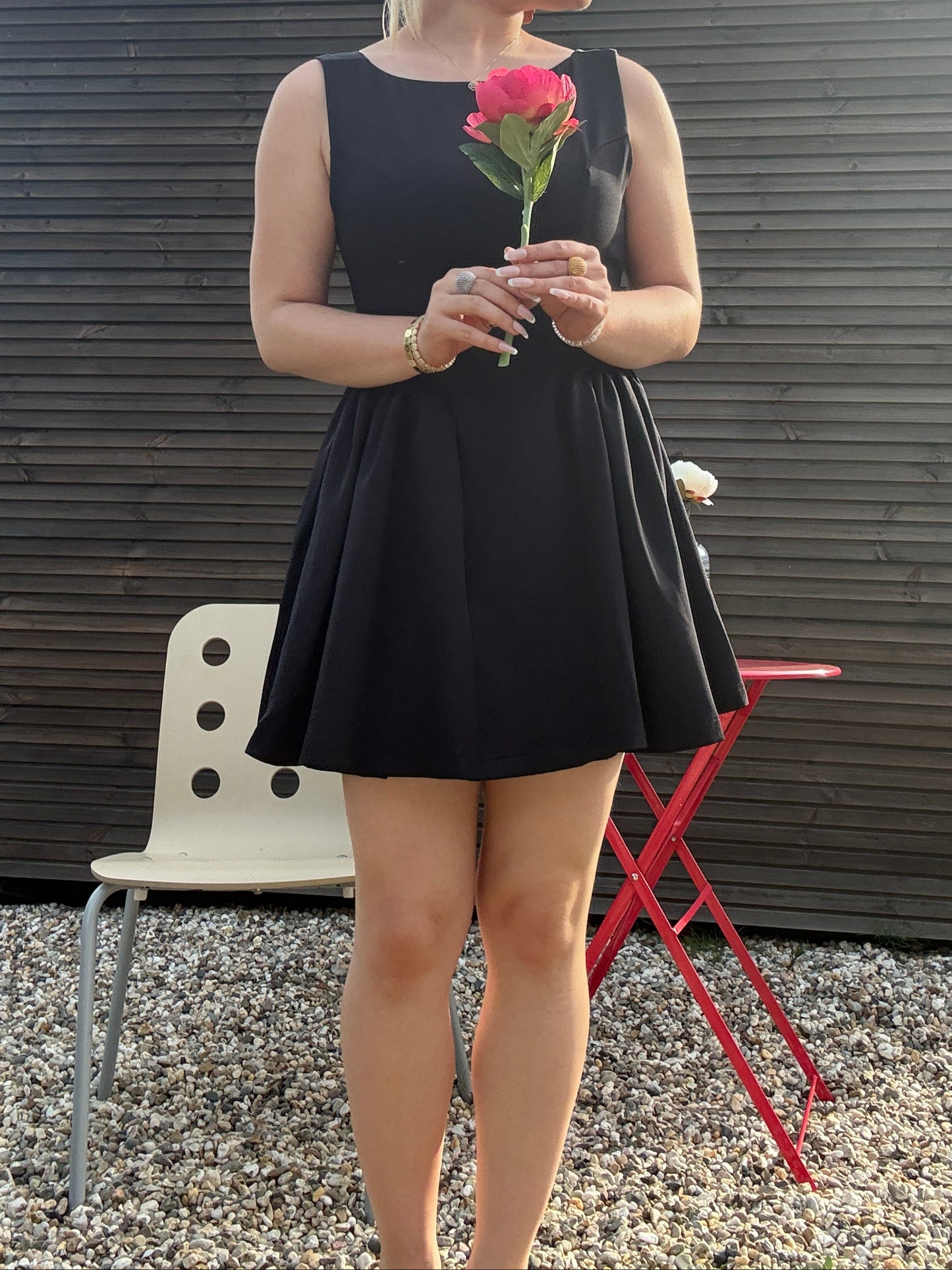 PINWHEEL - Flared Skater Mini Dress