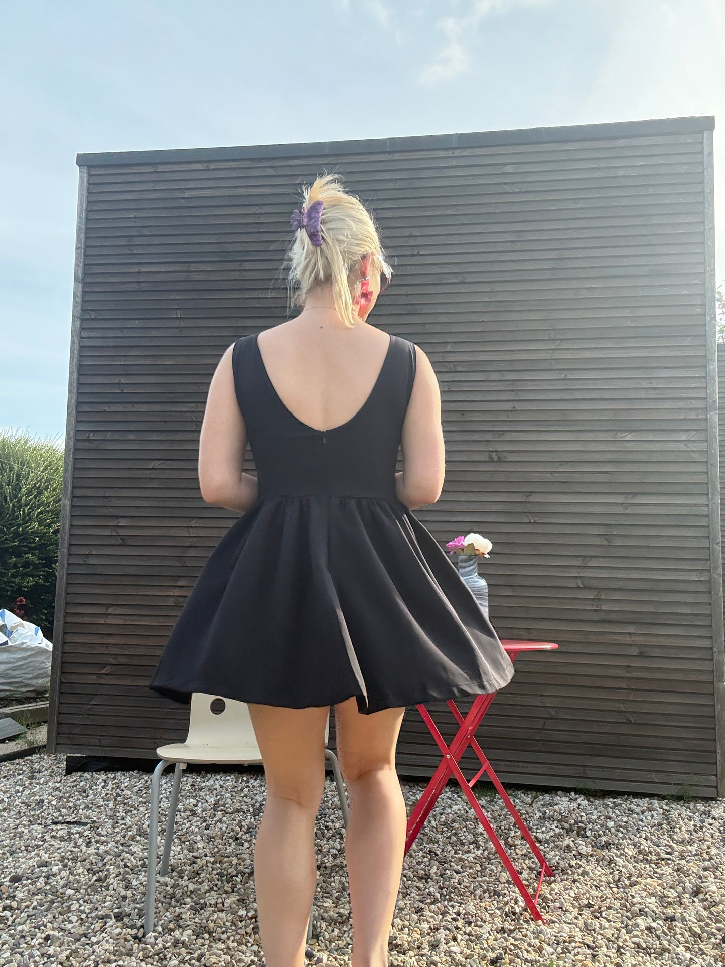 PINWHEEL - Flared Skater Mini Dress