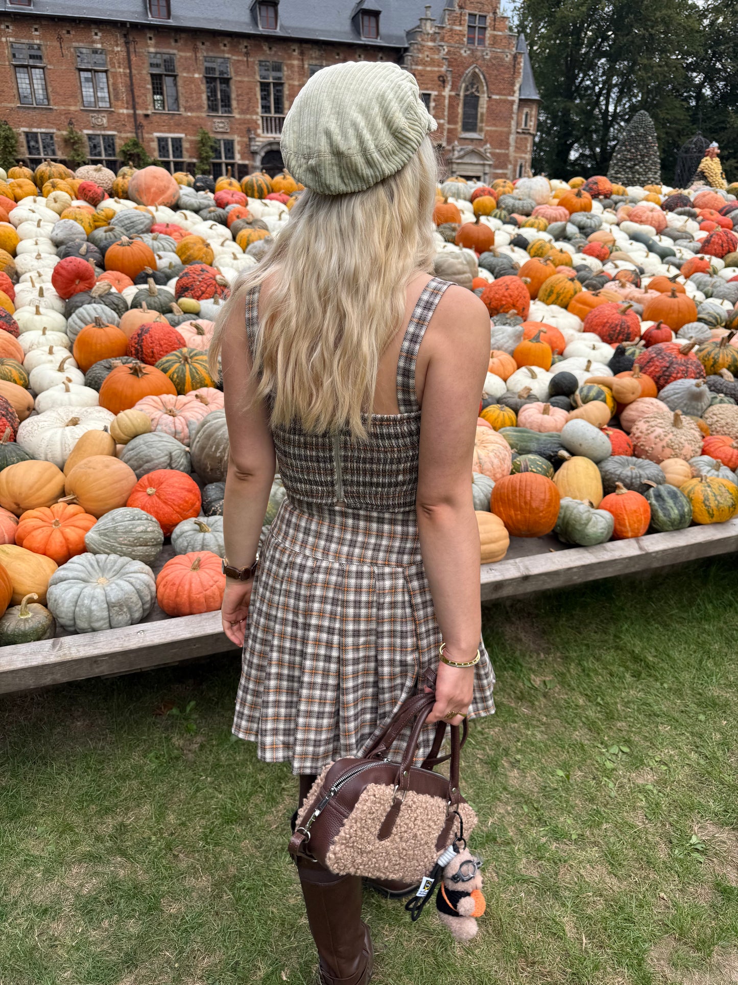 SIENNA - Plaid Bustier Top