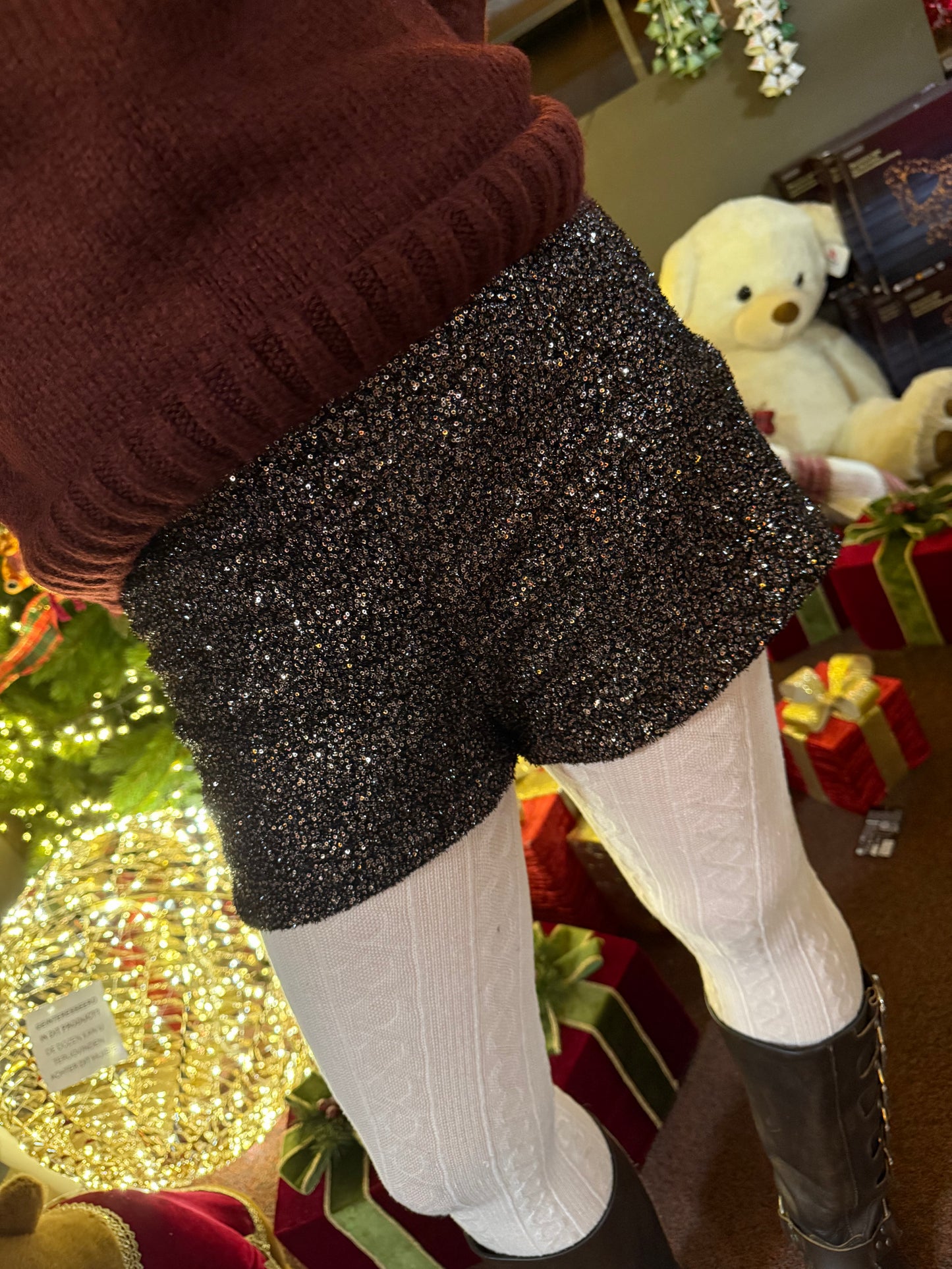 STELLA - Sequin Mini Shorts