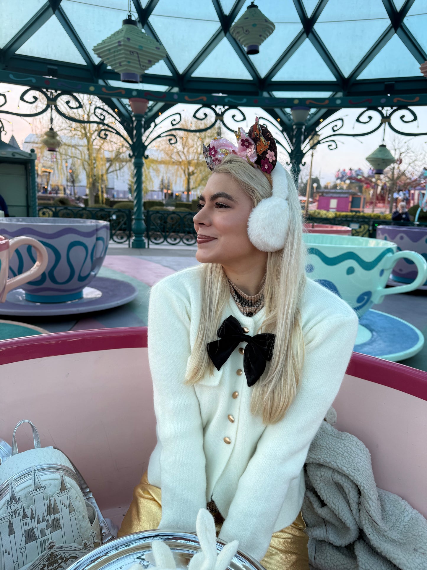 THUMPER - Bow Button Up Knit Cardigan