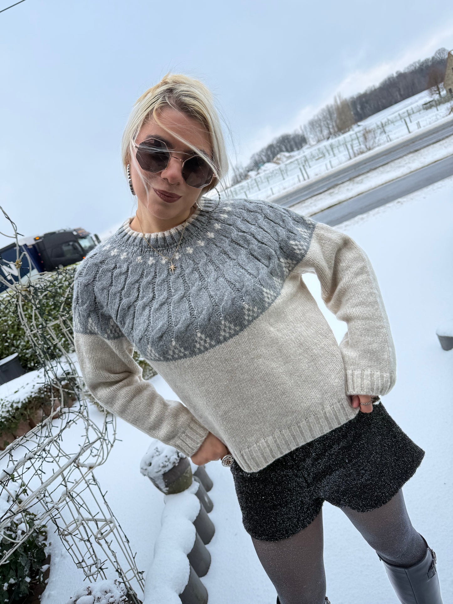 SHERB - Winter Fairisle Knit