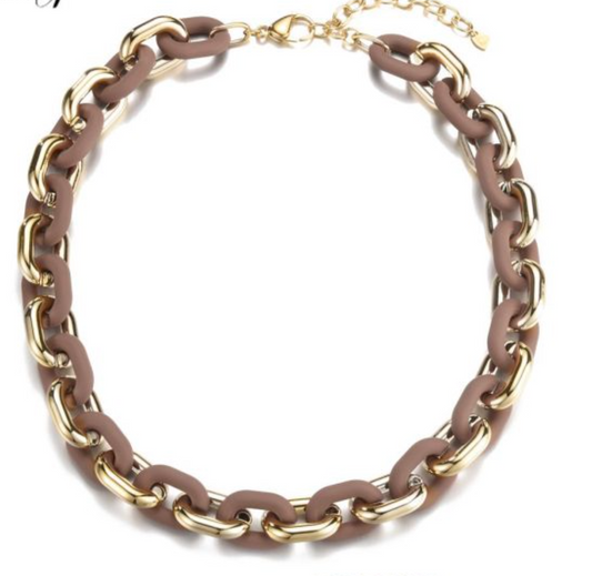 RAYA - Chain Necklace - Cocoa